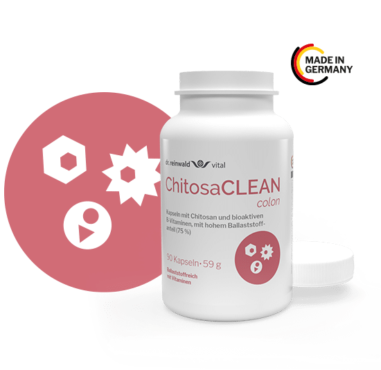ChitosaCLEAN colon – Chitosan-Ballaststoff-Kapseln von dr.reinwald vital