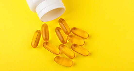 Vitamin D Mangel mit Omega-3 Nahrungsergänzung